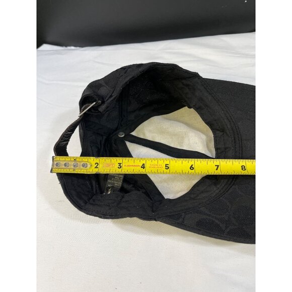 Coach Womens Black Logo Design Cap Size M Or L SKU 6520 main image 8
